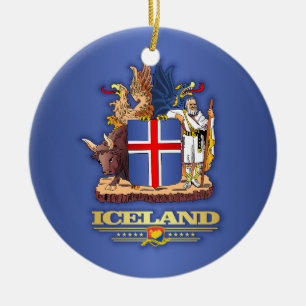 Island COA Keramikornament
