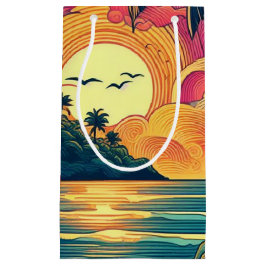 Island Culture Gift Bag 01 Geschenktüte Für Weinflaschen