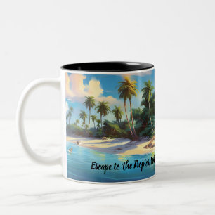 Island Dreams - The Caribbean Friends Collection Zweifarbige Tasse
