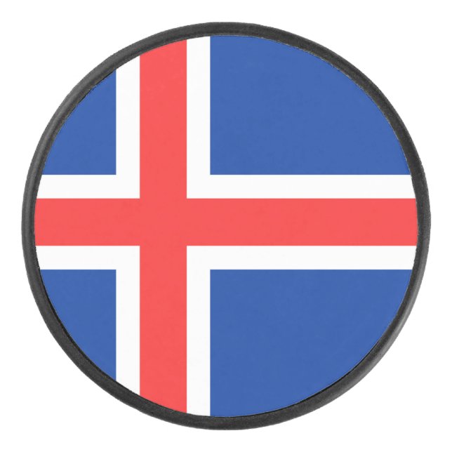 Island Eishockey Puck (Vorderseite)