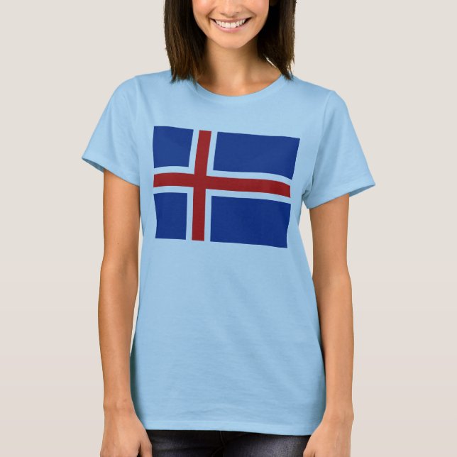 Island Flag x Map T - Shirts (Vorderseite)