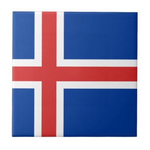 Island-Flagge Fliese