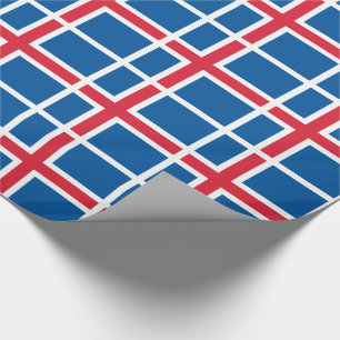 Island-Flagge Geschenkpapier