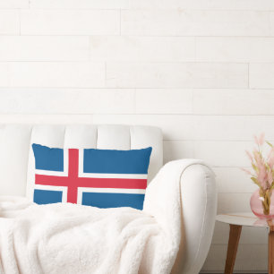 Island-Flagge Lendenkissen