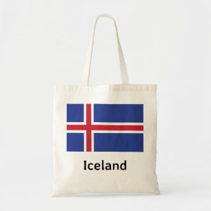 Island-Flagge Tragetasche