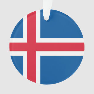 Island-Flagge - Verzierung Ornament