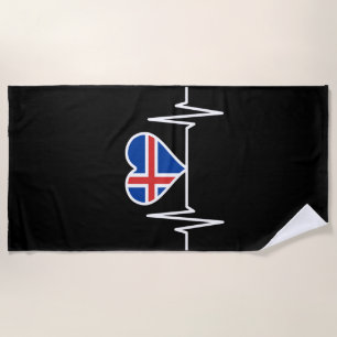 Island - Flaggenschlager Strandtuch