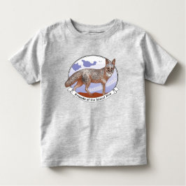 Island Fox Logo Grau Kleinkind T - Shirt