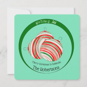 Island Frohe Weihnachten