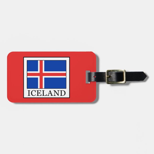 Island Gepäckanhänger (Vorderseite horizontal)