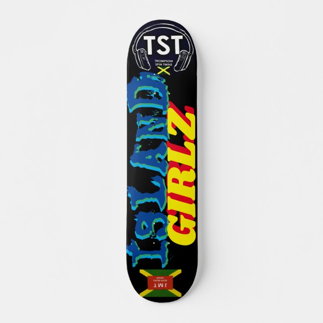 ISLAND GIRLZ Skateboard, 7¾ Zoll Deck Skateboard (Vorne)