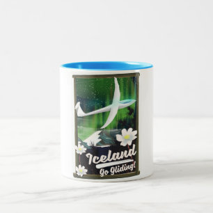 Island - Gleiten Sie! Zweifarbige Tasse