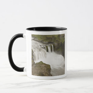 Island. Hafragilsfoss-Wasserfall in Tasse