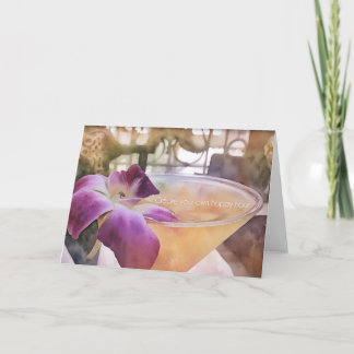 ISLAND HAPPY HOUR Grußkarte Dankeskarte