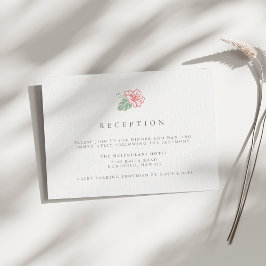 Island Hibiskus Hochzeitsempfang Einladung