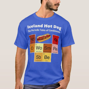Island Hot Dog Viking Cuisine Reykjavik Remoulade T-Shirt