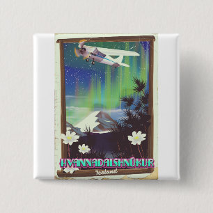 Island Hvannadalshnúkur Button