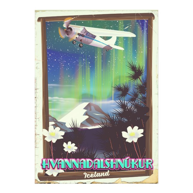 Island Hvannadalshnúkur Fotodruck (Vorne)