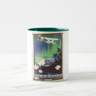 Island Hvannadalshnúkur Zweifarbige Tasse