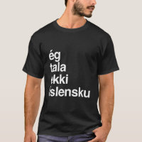 Island Ich spreche kein Isländisch