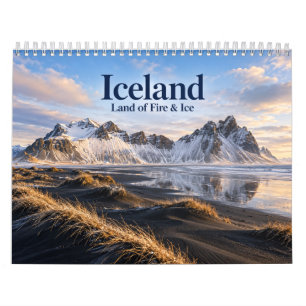 Island Island der Feuer & Eis Naturkulisse Kalender