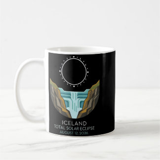 Island Island Total Sonnenfinsternis 2026 Himmelse Kaffeetasse
