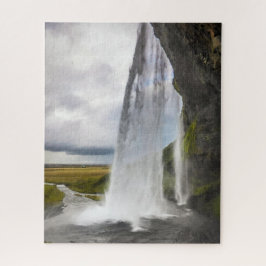 Island Jigsaw Puzzle - Fall Seljalandsfoss
