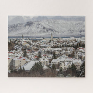 Island Jigsaw Puzzle - Reykjavik im Winter