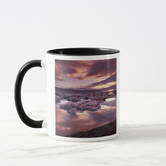 Island, Jokulsarlon Lagoon, Landschaft Tasse (Links)