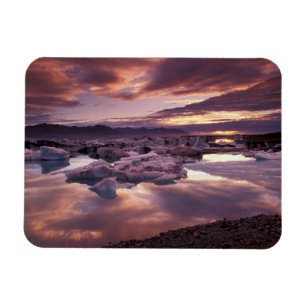 Island, Jökulsárlón-Lagune, Landschaft Magnet