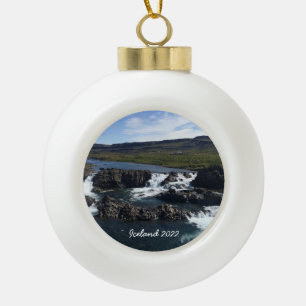 Island - Keramik Ball Ornament