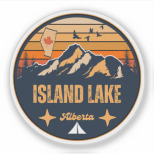 Island Lake, Alberta Aufkleber