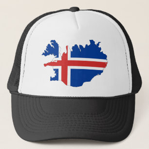 Island-Landesflagge Truckerkappe