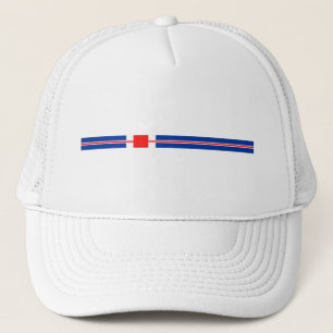 Island liebt Patriot Truckerkappe
