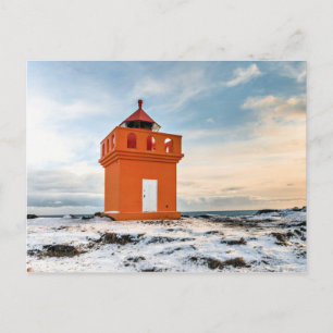 Island Lighthouse Postkarte