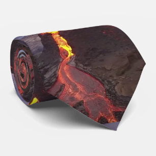 Ísland logar Neck Tie Krawatte