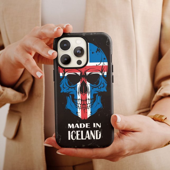 Island Made in Island Skull iPhone Case Mate (Von Creator hochgeladen)