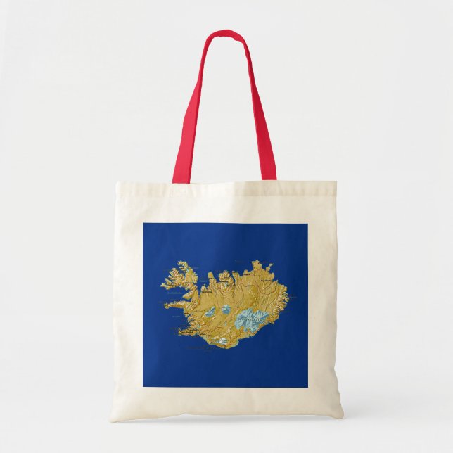 Island Map Bag Tragetasche (Vorne)