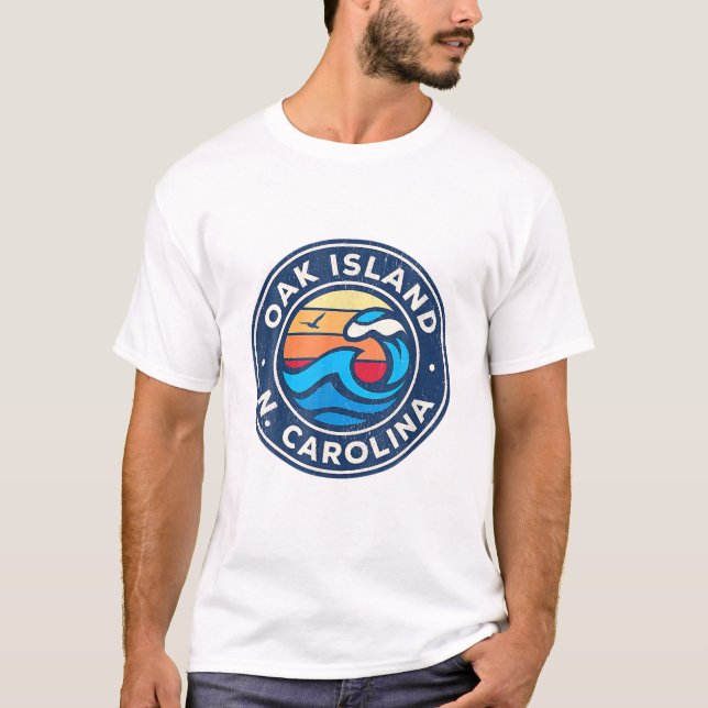 Island North Carolina NC Vintag T-Shirt (Vorderseite)