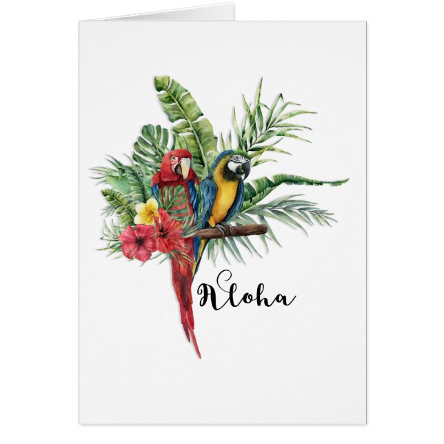 Island Paradise Birds Tropical Floral Botanical (Vorne)