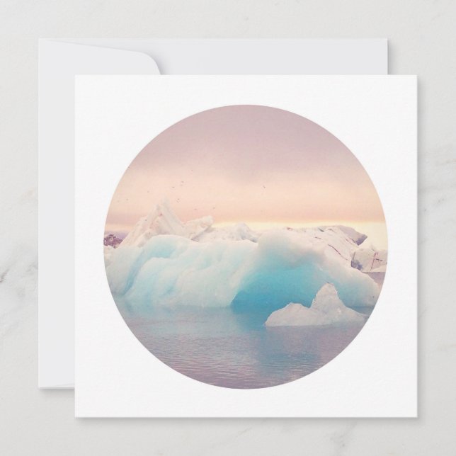 Island - Personalisierte Karte (Vorderseite)