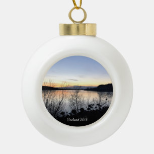 Island - Personalisierte Keramik Kugel-Ornament