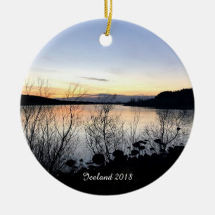 Island - personalisierte Keramikverzierung Keramik Ornament