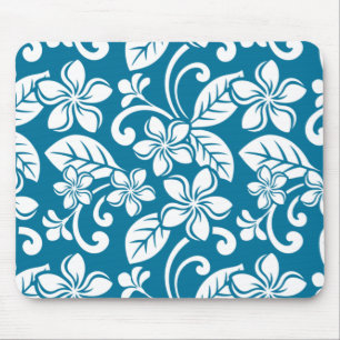 ISLAND PLUMERIA (KARIBISCHE BLAU) Mousepad