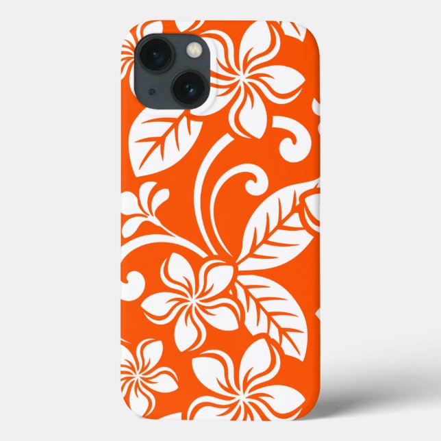 ISLAND PLUMERIA (SEHR ORANGE) iPhone / iPad Gehäus Case-Mate iPhone Hülle (Rückseite)