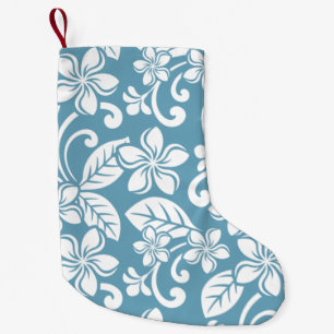 ISLAND PLUMERIA (SLATE BLAUE) Weihnachtsfest Strum Kleiner Weihnachtsstrumpf