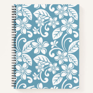 ISLAND PLUMERIA (SLATE BLUE) SpiralNotebook Notizbuch
