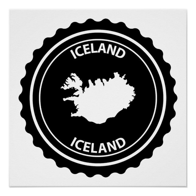 Island Poster (Vorderseite)