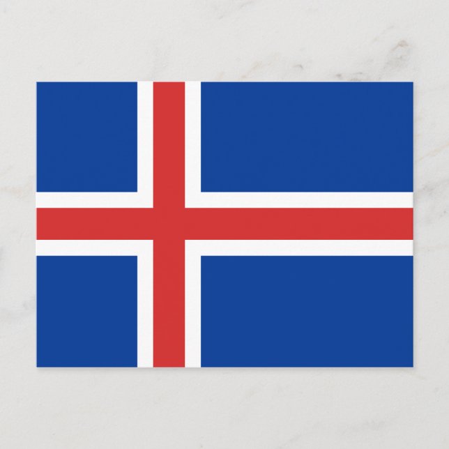 Island Postkarte (Vorderseite)