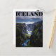 Island Postkarte (Vorderseite/Rückseite Beispiel)